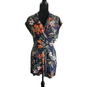 Marfinno Women Romper Size M Hawaiian Tropical Vintage